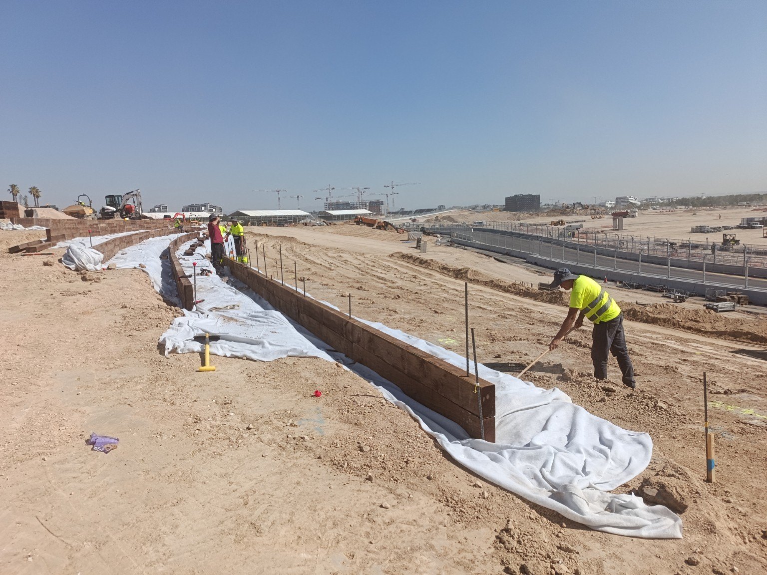Trabajos reales de Obra Civil Insteco en una actuación de gran superficie